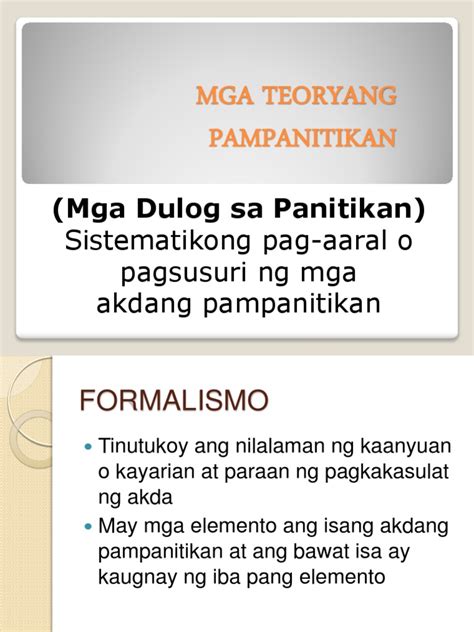 Dulang Tagalog sa Teoryang sosyolohikal Ito pala ang Inyo. . Teoryang pampanitikan